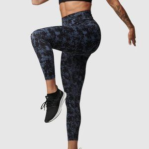 Born Primitive Faded Denim/Black Splash Velocity Legging